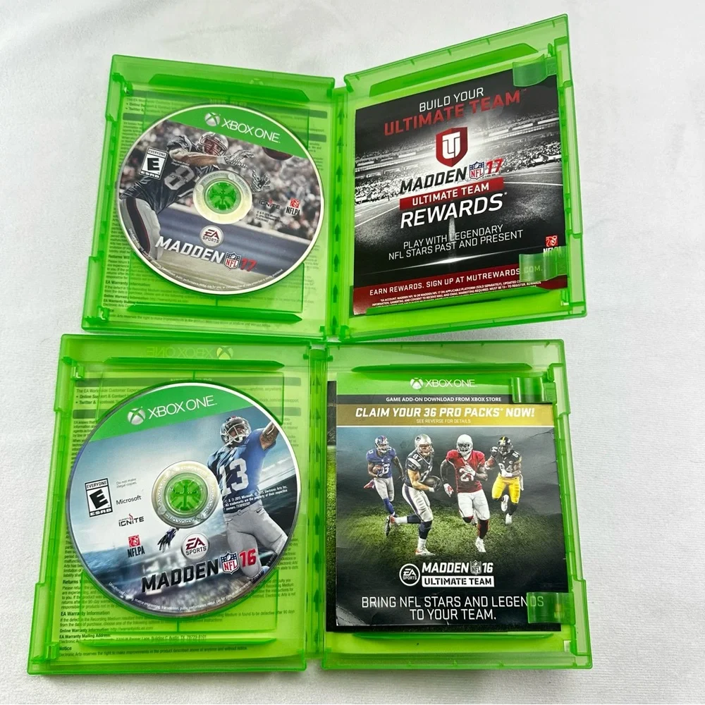 Xbox One Madden NFL 16 17 Deluxe Edition EA Sports Gift Gaming Bundle Microsoft